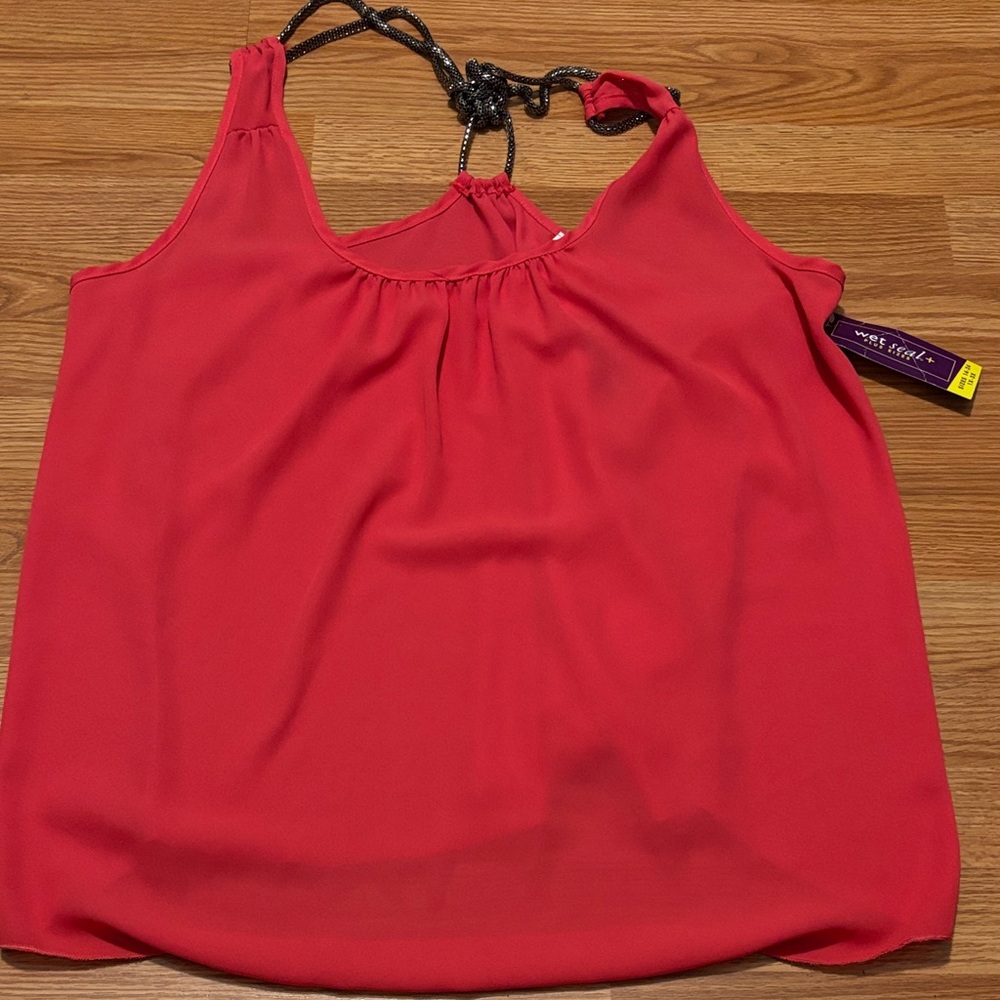 Women's Coral Sleeveless Top size 3x